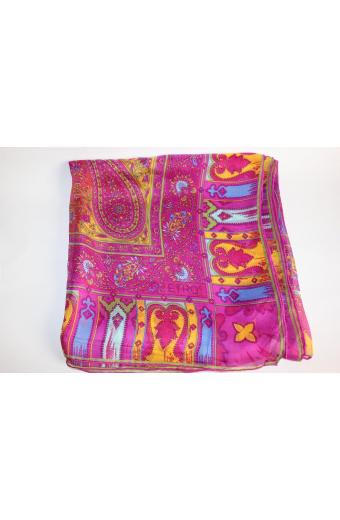 Silk scarf Etro (size 140 * 140 cm)