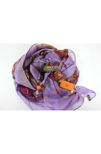 Платок шелковый Hermes (размер 140*140 см)