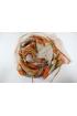 Silk scarf Hermes (size 140 * 140 cm)