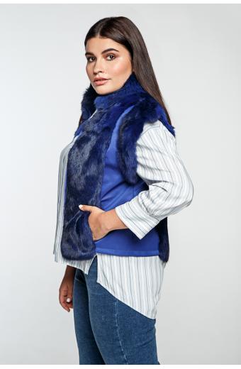 Жилет из меха кролика. Арт. 135001