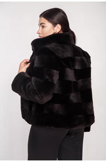 Куртка из меха бобра. Арт. 2114001. Размер 48 (L).