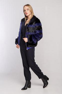 Куртка-бомбер из кролика. Арт. 215006. Размер 46 (М)