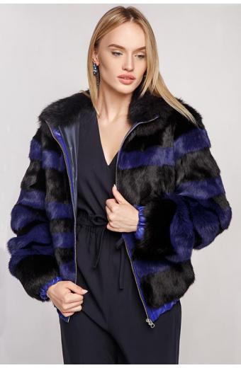 Куртка-бомбер из кролика. Арт. 215006. Размер 46 (М)