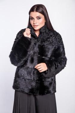 Куртка из меха сурка и каракуля. Арт. 216001. Размер 46 (М)б 58 (3XL). Куртка из меха сурка и каракуля. Арт. 216001. Размер 46 (М)б 58 (3XL).