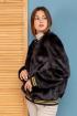 Jacket-bomber from fur of a Groundhog. Art. 216007. Size XL. Jacket-bomber from fur of a Groundhog. Art. 216007. Size XL.