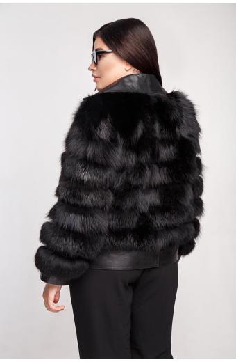 Jacket Fox fur. Art. 219001. Size L.