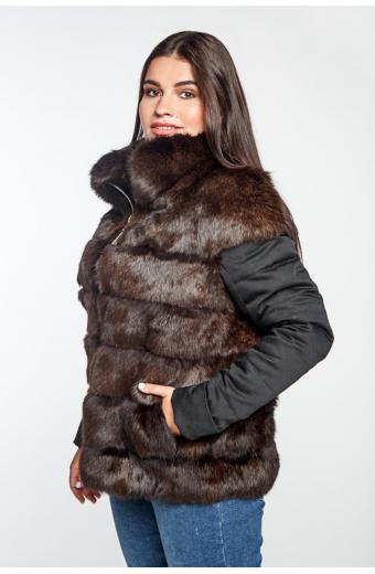Куртка из меха кролика. Арт. 225001.  Размер 44, 46.