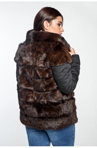 Куртка из меха кролика. Арт. 225001.  Размер 44, 46.