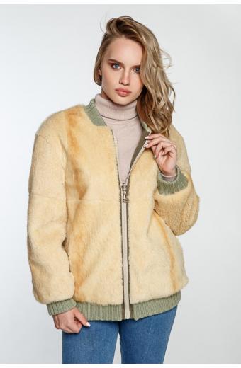 Двухсторонняя куртка из меха нутрии. Арт. 234006. Размер 46 (М).