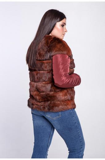 Куртка из меха кролика. Арт. 235001.  Размер 46, 48