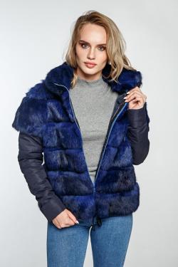 Куртка из меха кролика. Арт. 235002.  Размер 46.