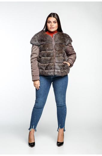 Куртка из меха кролика. Арт. 235003.  Размер 52.
