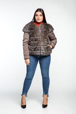 Куртка из меха кролика. Арт. 235003.  Размер 52.