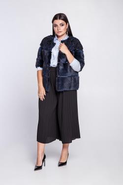 Куртка из меха сурка и каракуля. Арт. 236001. Размер 46 (М).