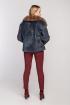 Groundhog jacket with marten collar. Art. 236002. Size 48 (L).