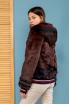 Jacket-bomber from fur of a Groundhog. Art. 236008. Size S.