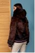 Jacket-bomber from fur of a Groundhog. Art. 236008. Size S.