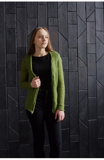 Кардиган ручной вязки