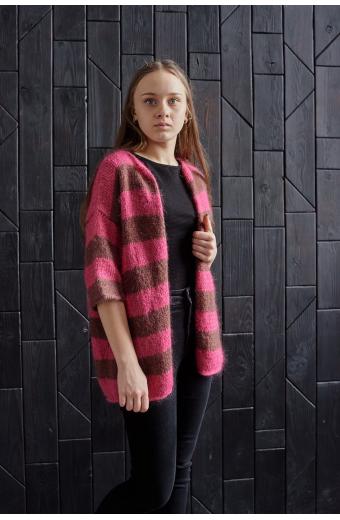 Кардиган ручной вязки